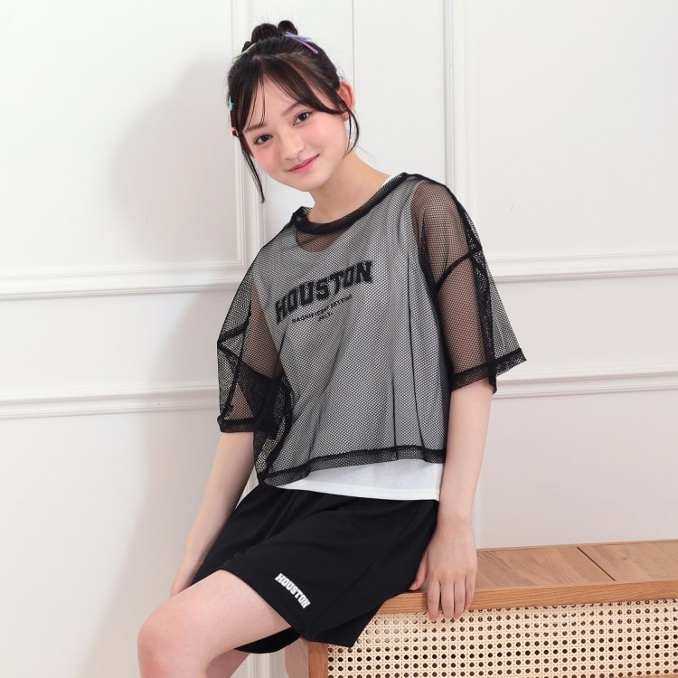 ピンク ラテ(PINK-latte)の【セットアップアイテム】メッシュコーデ3点セット セットアップ
