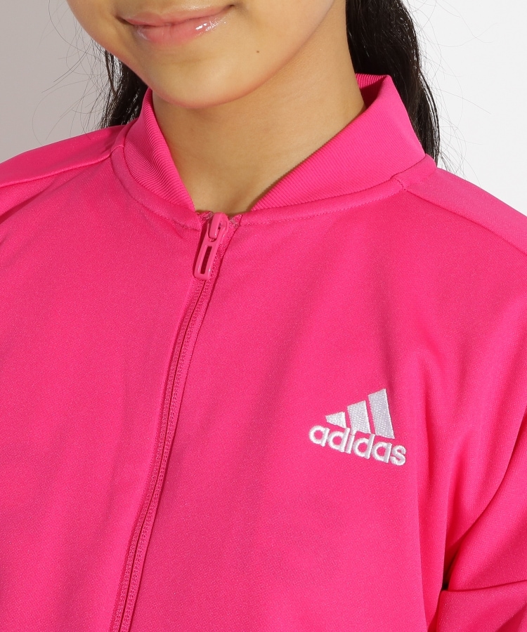 Adidas 袖ロゴジャージジャケット ブルゾン ジャンバー Pink Latte ピンク ラテ ワールド オンラインストア World Online Store