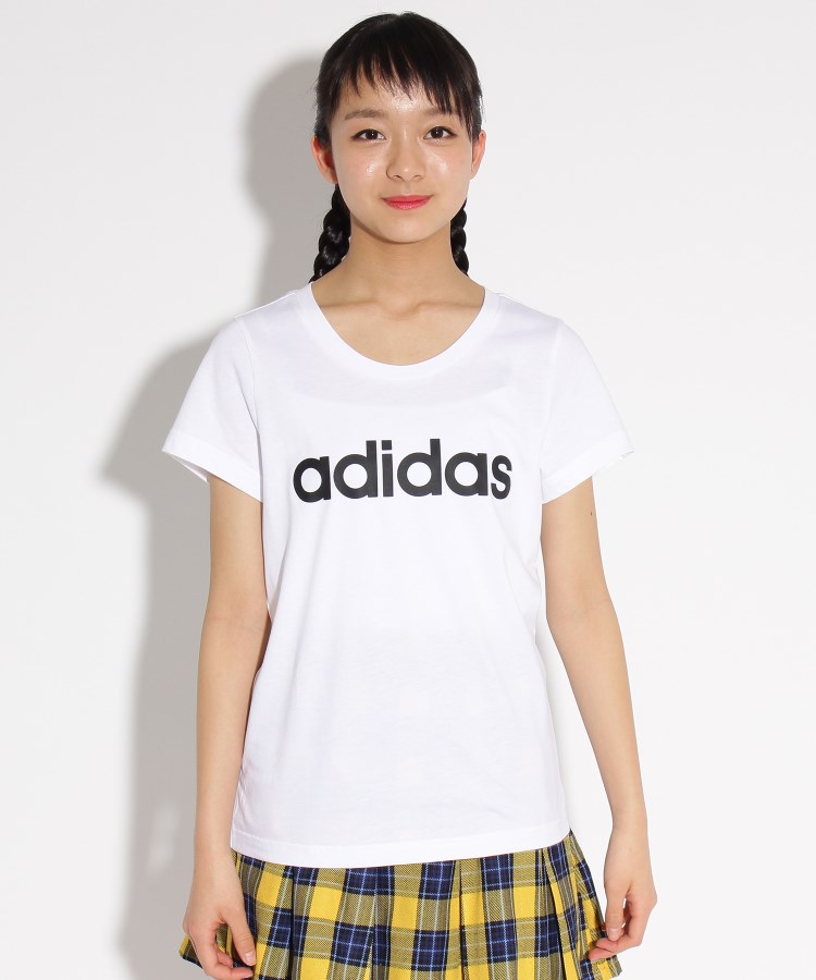 ピンク ラテ(PINK-latte)の【adidas/アディダス】 ロゴTシャツ1