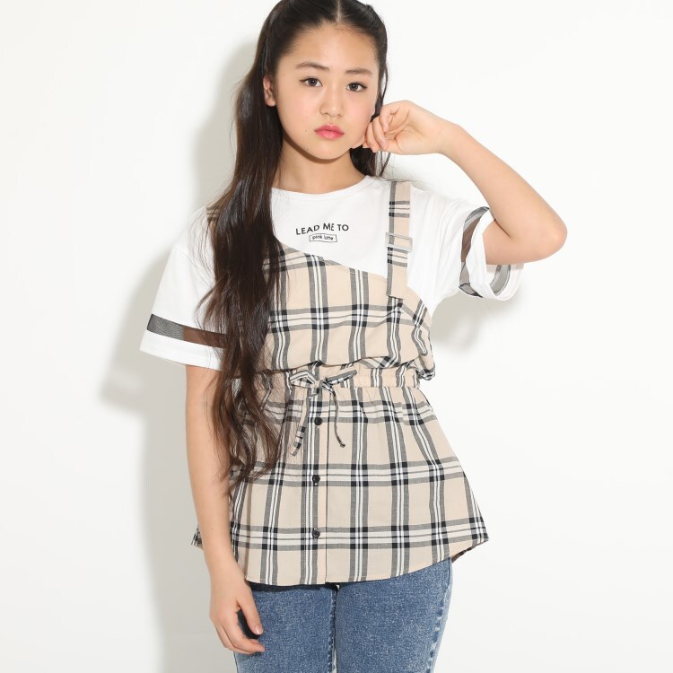 ワンショルビスチェドッキングtシャツ tシャツ Pink Latte ピンク ラテ ワールド オンラインストア World Online Store ワンショルビスチェドッキングtシャツ tシャツ Pink Latte ピンク ラテ ワールド オンラインストア World Online Store