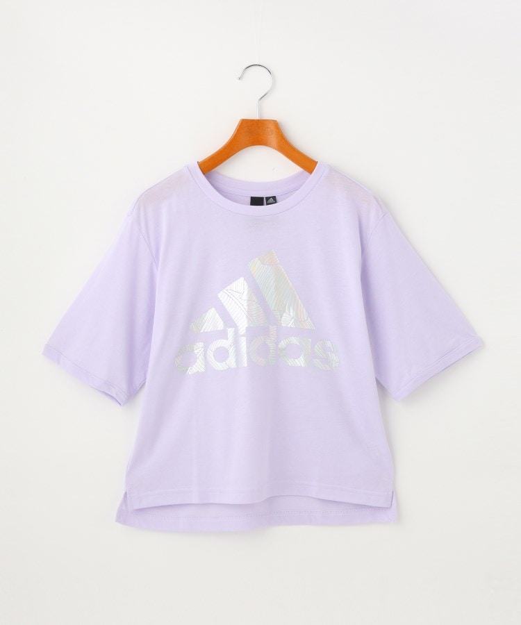 【adidas/アディダス】　メタリックロゴＴシャツ