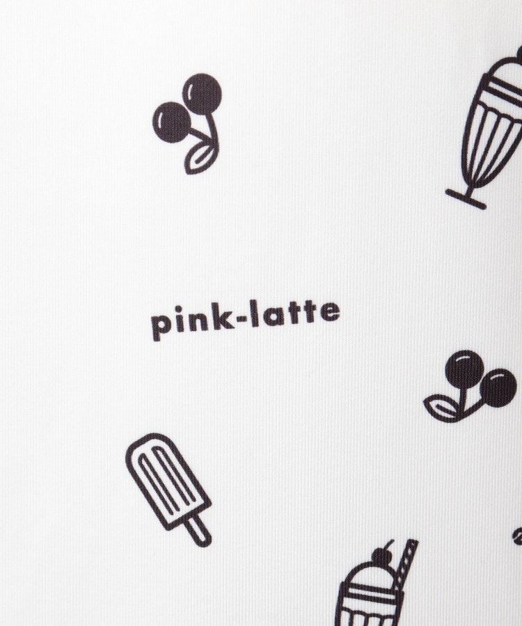 ピンク ラテ(PINK-latte)の転写水着+Tシャツ＋プリーツスカートセット15
