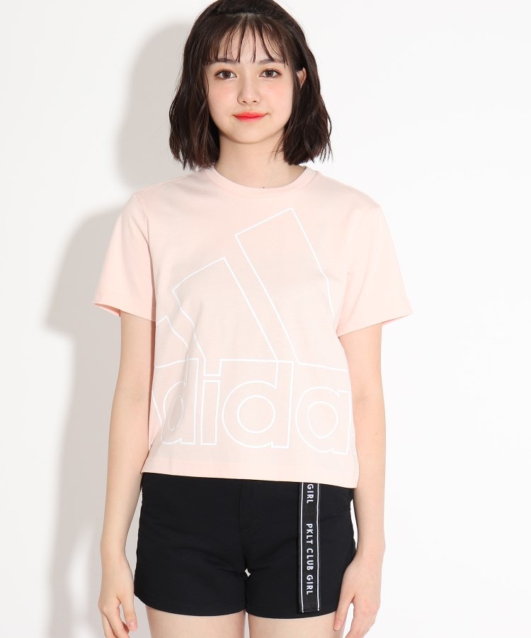 ピンク ラテ(PINK-latte)の【adidas/アディダス】ビッグロゴTシャツ1