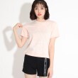 ピンク ラテ(PINK-latte)の【adidas/アディダス】ビッグロゴTシャツ ベビーピンク(071)