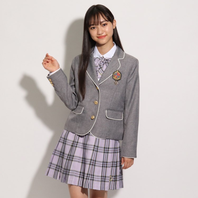 卒服 パイピングジャケット マウスカバー付き テーラードジャケット Pink Latte ピンク ラテ ワールド オンラインストア World Online Store 卒服 パイピングジャケット マウスカバー付き テーラードジャケット Pink Latte ピンク ラテ ワールド オンラインストア World Online Store