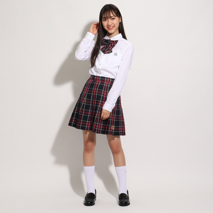 卒服 リボン付 チェックプリーツスカート ミニスカート Pink Latte ピンク ラテ ワールド オンラインストア World Online Store 卒服 リボン付 チェックプリーツスカート ミニスカート Pink Latte ピンク ラテ ワールド オンラインストア World Online Store