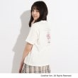 ピンク ラテ(PINK-latte)の【ESTHER BUNNY】バックプリントTシャツ オフホワイト(003)