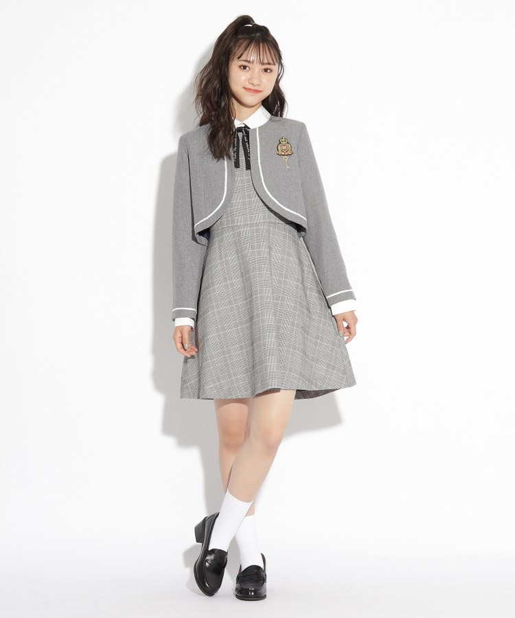 卒服 ボレロジャケット ノーカラージャケット Pink Latte ピンク ラテ ワールド オンラインストア World Online Store