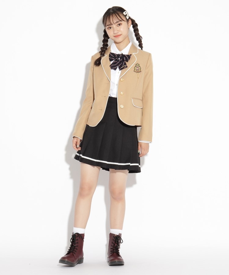 卒服 リボン付無地プリーツスカート ミニスカート Pink Latte ピンク ラテ ワールド オンラインストア World Online Store 卒服 リボン付無地プリーツスカート ミニスカート Pink Latte ピンク ラテ ワールド オンラインストア World Online Store