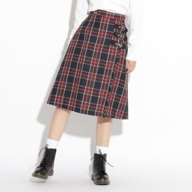 ピンク ラテ(PINK-latte)の【卒服】ロングスカート 膝丈スカート