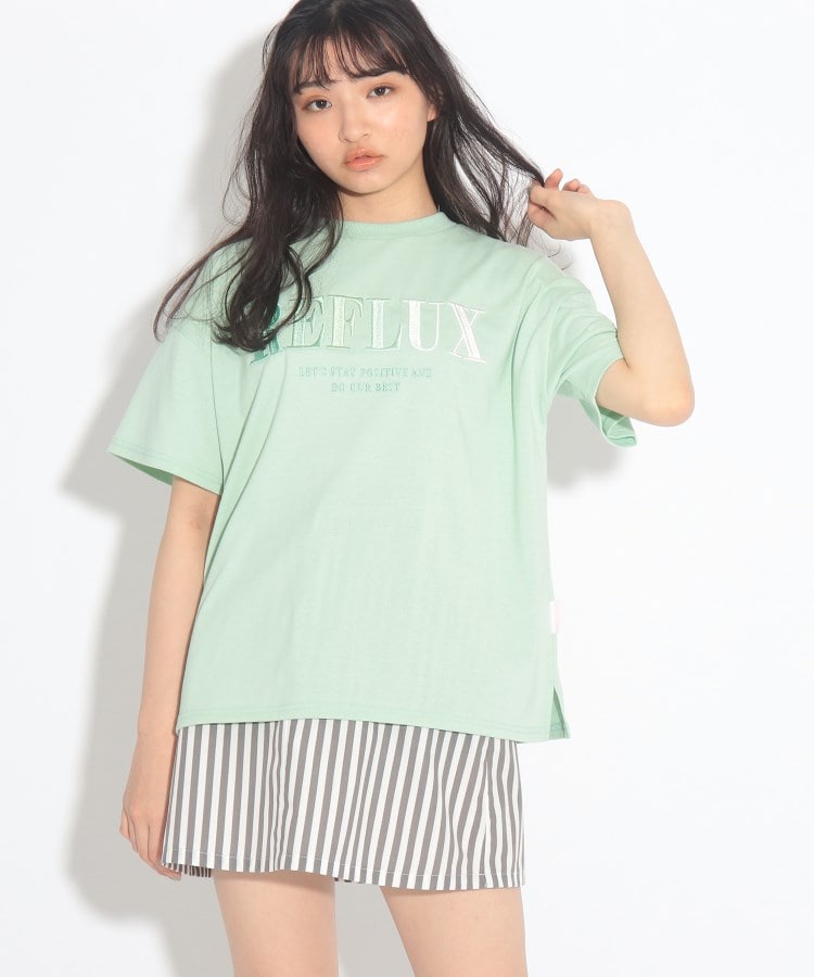 17kg/イチナナキログラム】コラボ 3D刺繍ビッグTシャツ（T