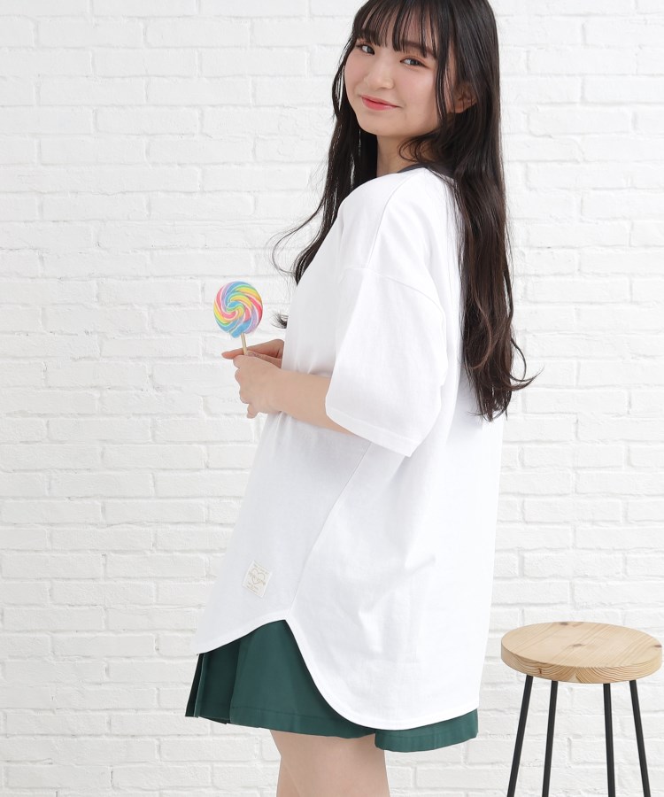 ピンク ラテ(PINK-latte)の【Champion/チャンピオン】コラボ リンガーチュニックTシャツ20