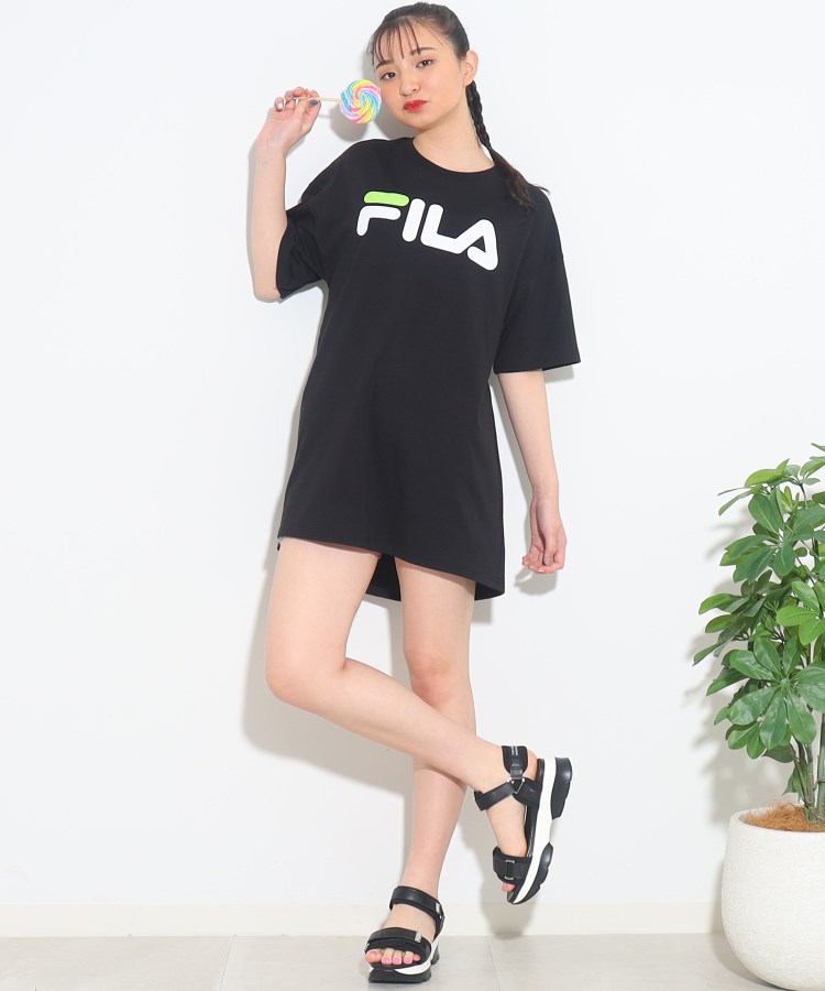 ピンク ラテ(PINK-latte)の【FILAコラボ】FILA×PINKLATTE バックオープンカットワンピース19