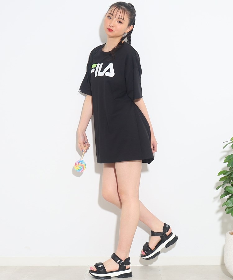 FILAコラボ】FILA×PINKLATTE バックオープンカットワンピース（ミニ 