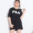 ピンク ラテ(PINK-latte)の【FILAコラボ】FILA×PINKLATTE バックオープンカットワンピース ブラック(019)