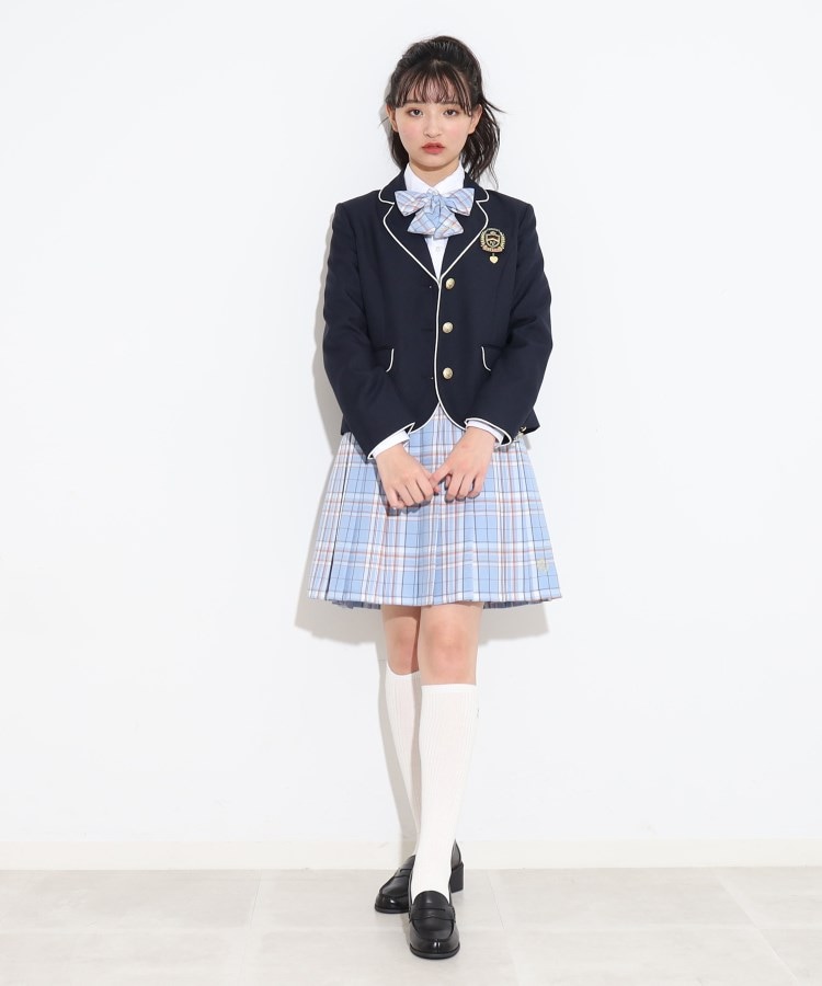 入卒・セレモニー・卒服】リボンSET プリーツスカート(膝丈 入卒・セレモニー・卒服】リボンSET プリーツスカート(膝丈