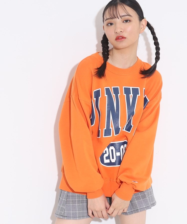 PINK-latte×champion/コラボ】カレッジロゴプルオーバー PINK-latte×champion/コラボ】カレッジロゴプルオーバー