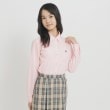 ピンク ラテ(PINK-latte)の【オケージョン・フォーマル】ベーシック ワンポイント刺繍シャツ ピンク(071)