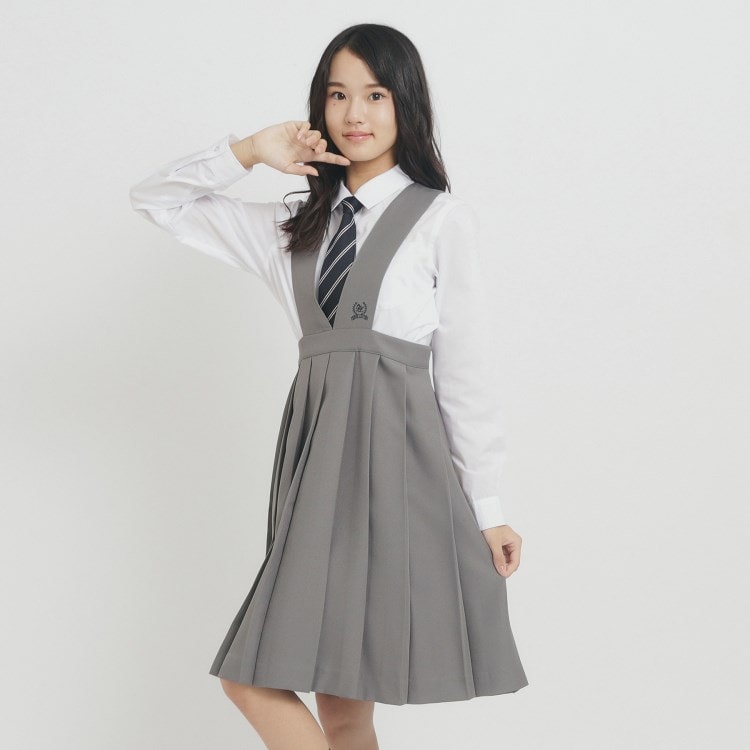 ピンク ラテ(PINK-latte)の【25年入卒・セレモニー・卒服】ジャンパースカート ミドルワンピース