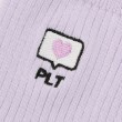 ピンク ラテ(PINK-latte)のレター柄刺繍 ショート丈リブソックス7