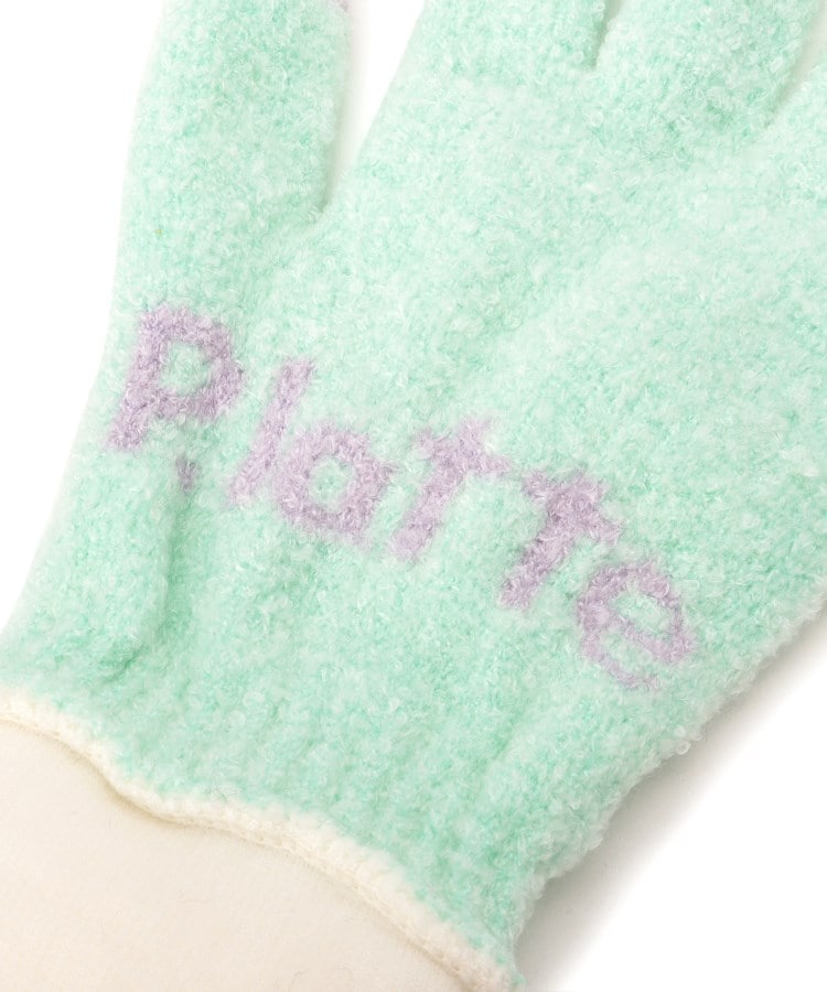 ピンクラテ 手袋 水色 ミント - 手袋