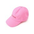 ピンク ラテ(PINK-latte)の◆ヴィンテージ風配色刺繍CAP ピンク(072)