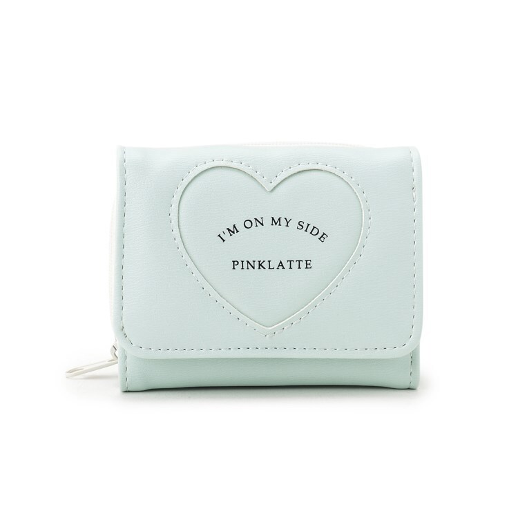 ピンク ラテ(PINK-latte)のハート三つ折り財布