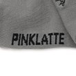 ピンク ラテ(PINK-latte)の刺繍入りカラークルーショート丈ソックス4