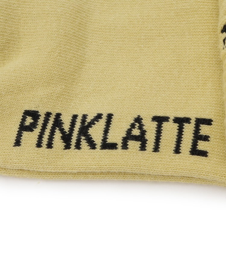 ピンク ラテ(PINK-latte)の刺繍入りショート丈ソックス5