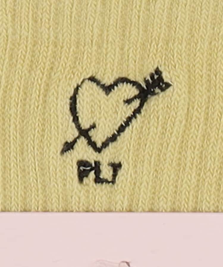 ピンク ラテ(PINK-latte)の刺繍入りショート丈ソックス6