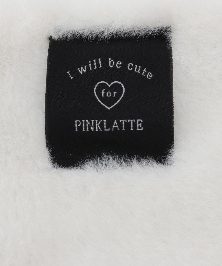 ピンク ラテ(PINK-latte)のリバーシブルファーティペット3