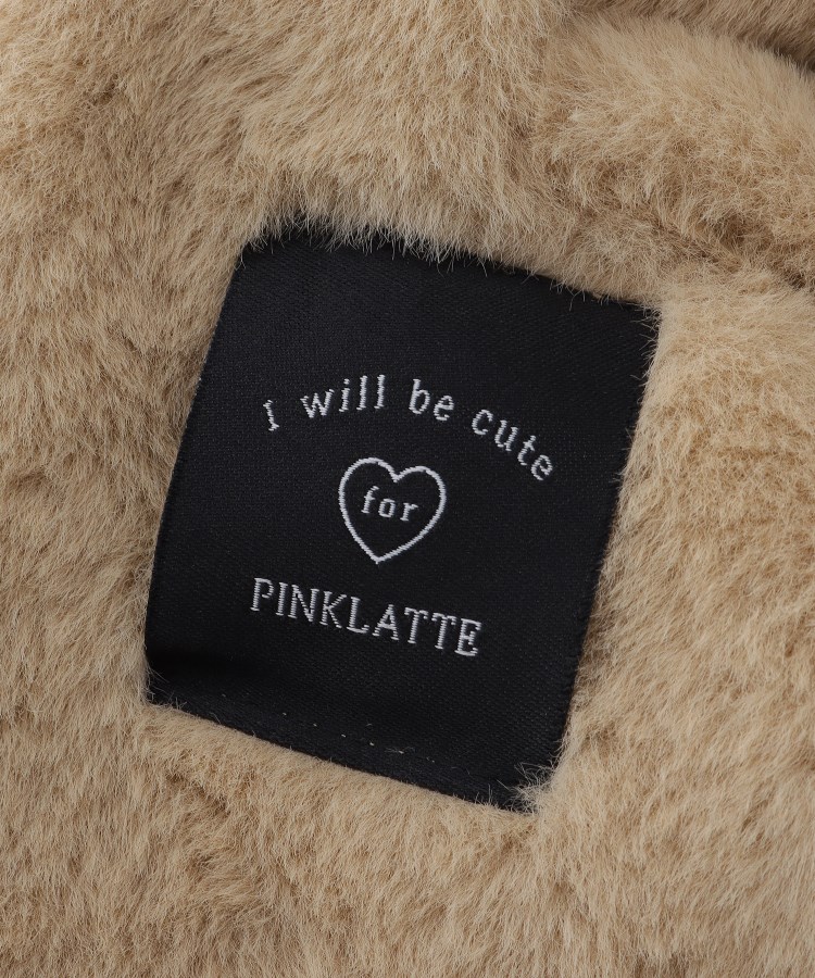 ピンク ラテ(PINK-latte)のクマ耳フードティペット5