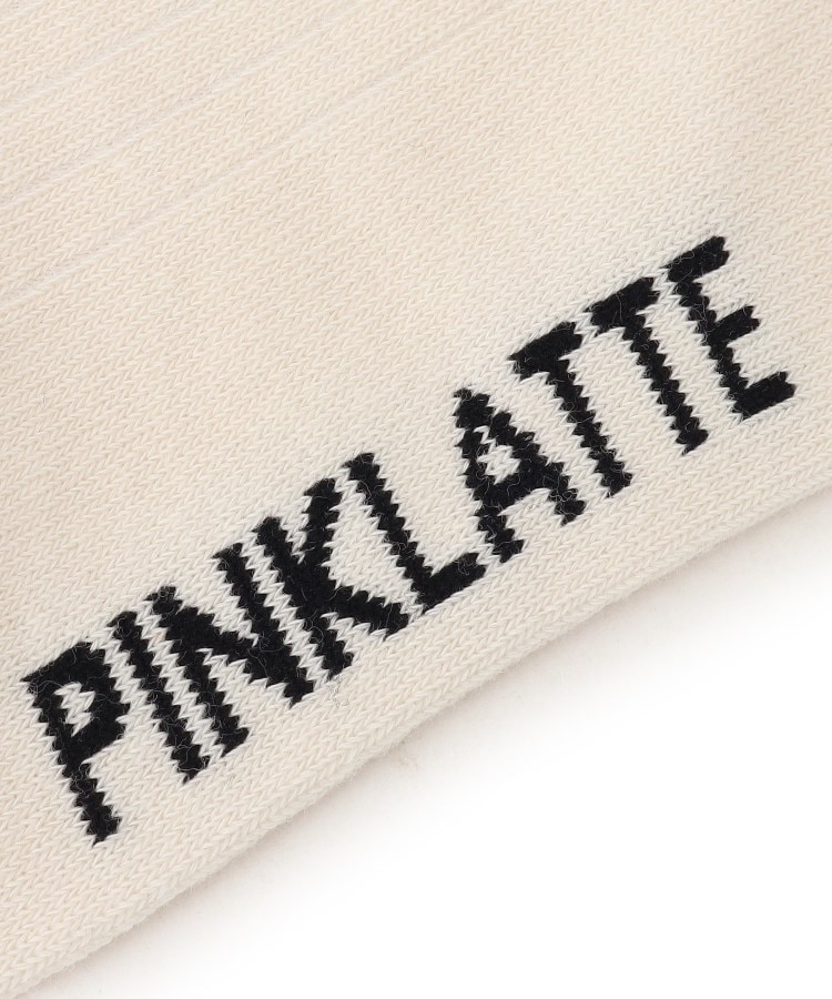 ピンク ラテ(PINK-latte)のリボン付きハイソックス4