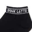 ピンク ラテ(PINK-latte)の履き口ロゴくるぶし丈ソックス3