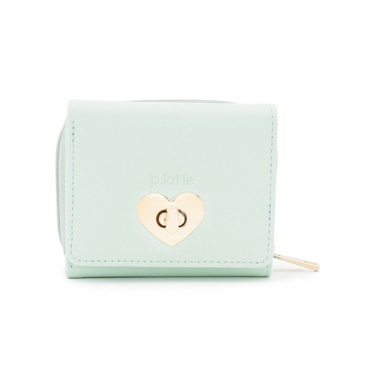 ピンク ラテ(PINK-latte)のハート金具財布 財布