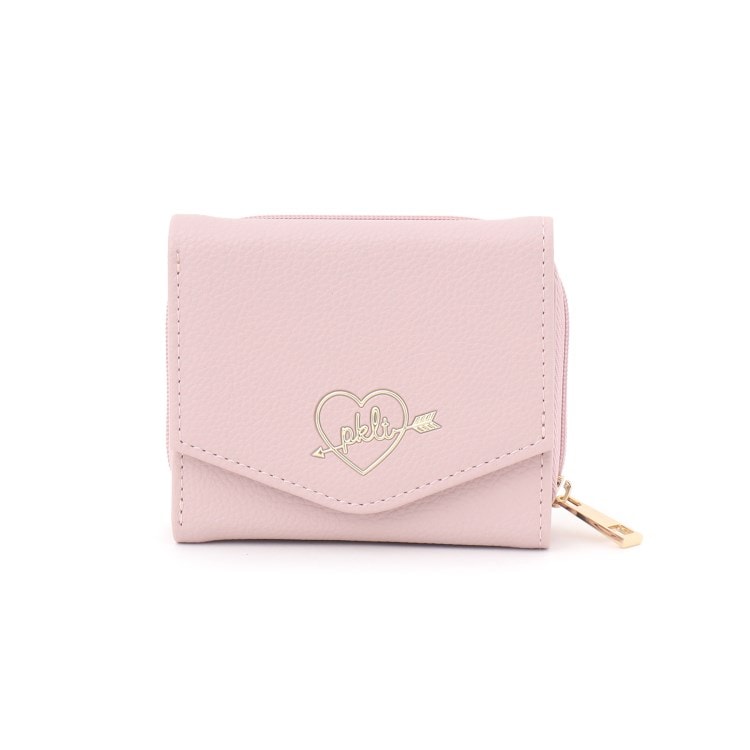 ピンク ラテ(PINK-latte)のメタリックハートプリント財布 財布