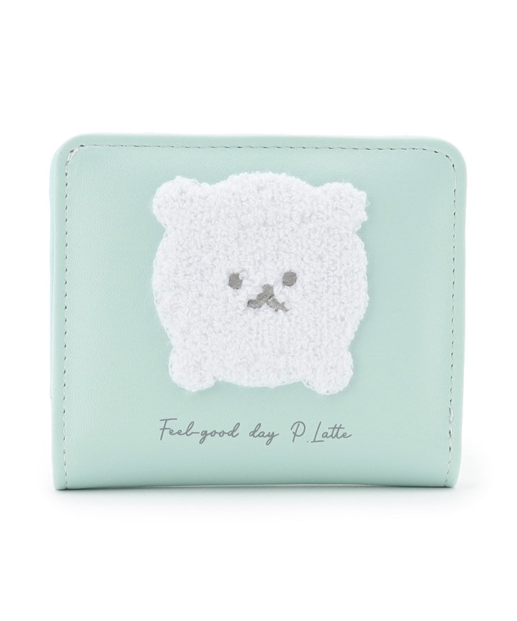  PINK-latte(ピンク ラテ) もこもこ犬モチーフミニ財布