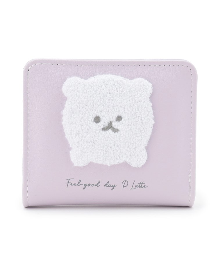  PINK-latte(ピンク ラテ) もこもこ犬モチーフミニ財布