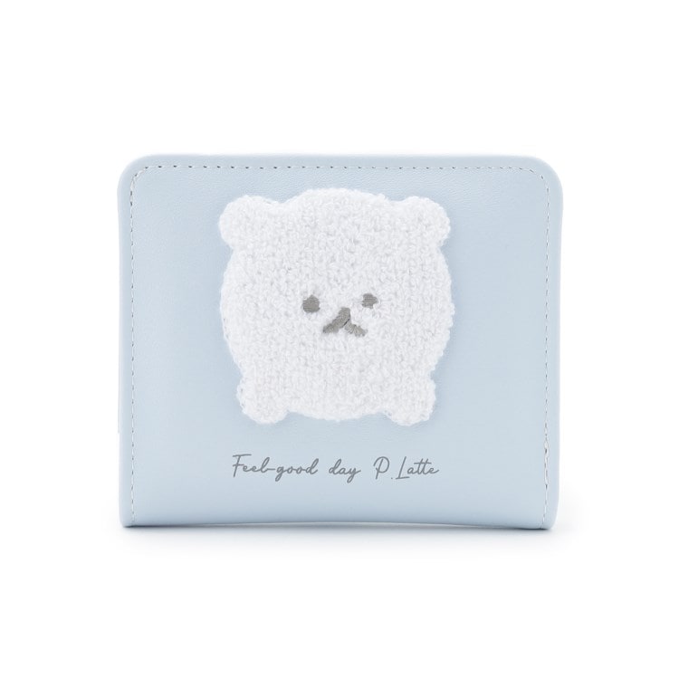 ピンク ラテ(PINK-latte)のもこもこ犬モチーフミニ財布 財布