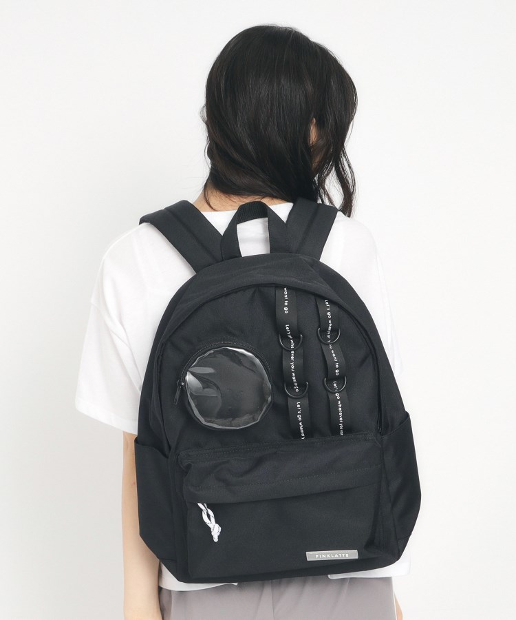 ピンク ラテ(PINK-latte)の【容量約22.8L】モール付きマルポケリュック1