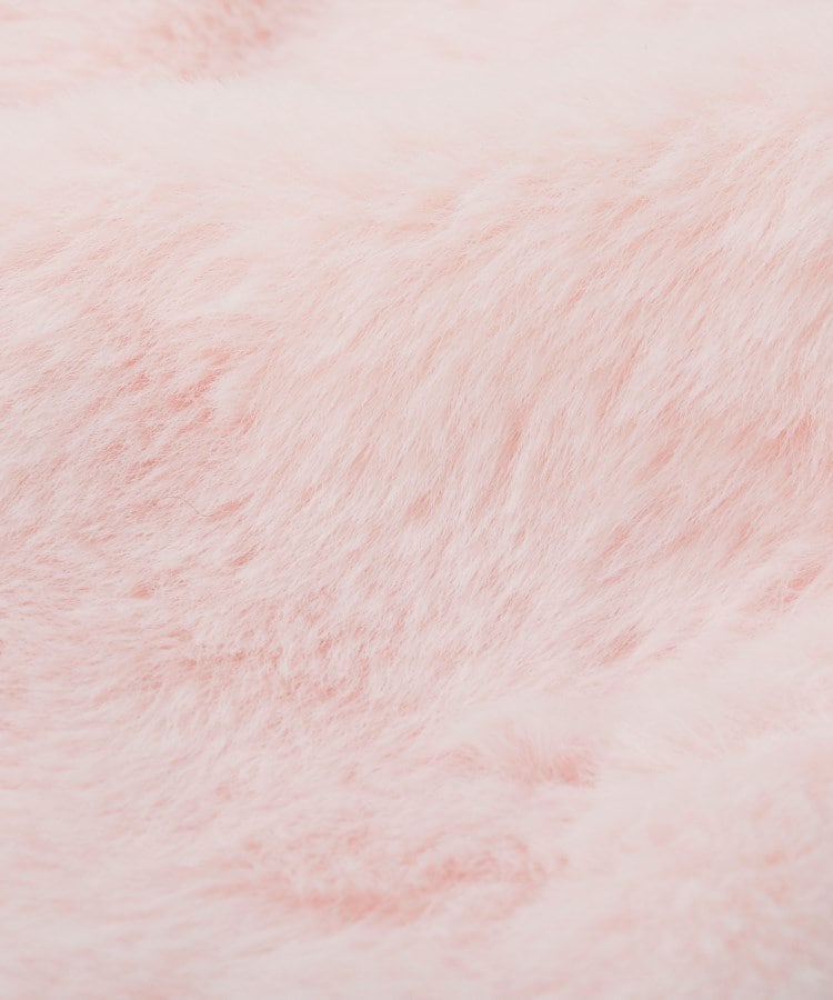 ピンク ラテ(PINK-latte)のリボン付きフェイクファーティペット5