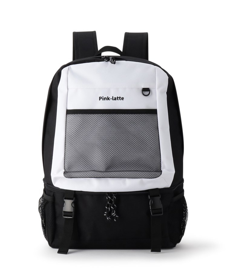 ピンク ラテ(PINK-latte)の【容量約30L・2気室 】エンブロイダリー リュック7