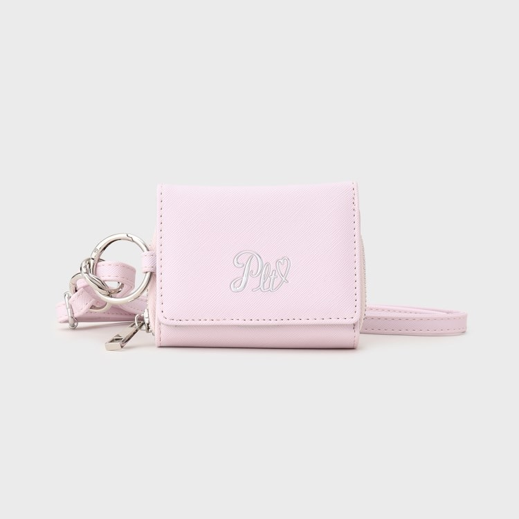 ピンク ラテ(PINK-latte)のストラップ付財布 財布