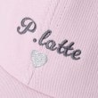 ピンク ラテ(PINK-latte)の【接触冷感】ロゴハートメッシュCAP6