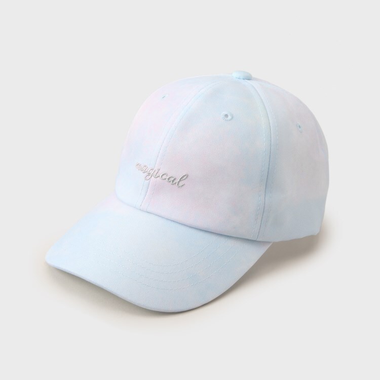 ピンク ラテ(PINK-latte)の【速乾　接触冷感】タイダイ柄プリントＣＡＰ キャップ