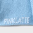 ピンク ラテ(PINK-latte)の配色ロゴショート丈ソックス5