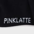 ピンク ラテ(PINK-latte)の2本ラインロゴニーハイソックス4