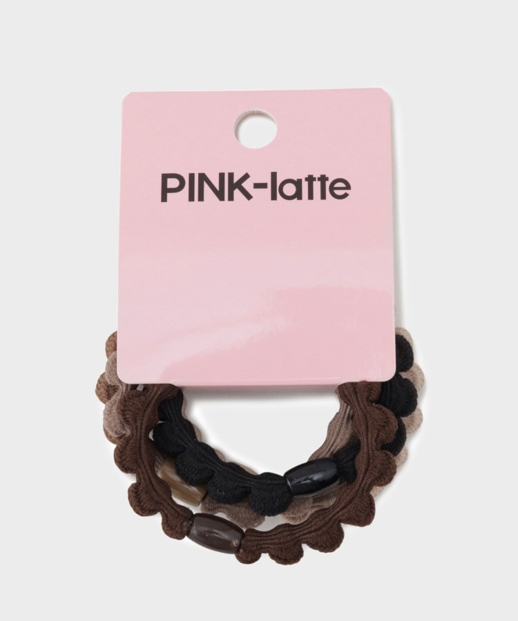 ピンク ラテ(PINK-latte)のぽこぽこヘアゴム5Pセット1