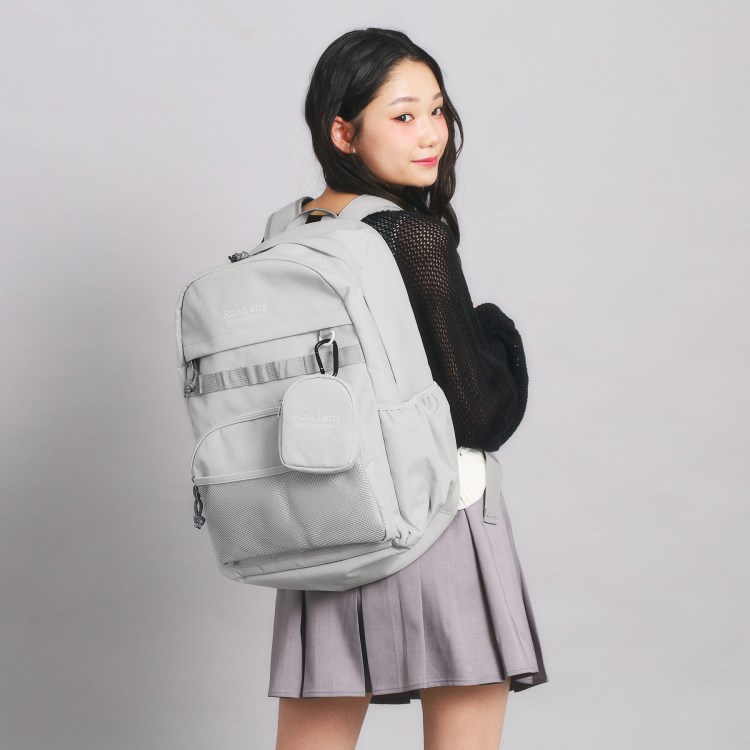 ピンク ラテ(PINK-latte)の【容量約30L】ポーチ付き多機能リュック リュック