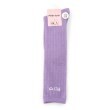 ピンク ラテ(PINK-latte)の【36cm丈】ラメハイソックス パープル(081)